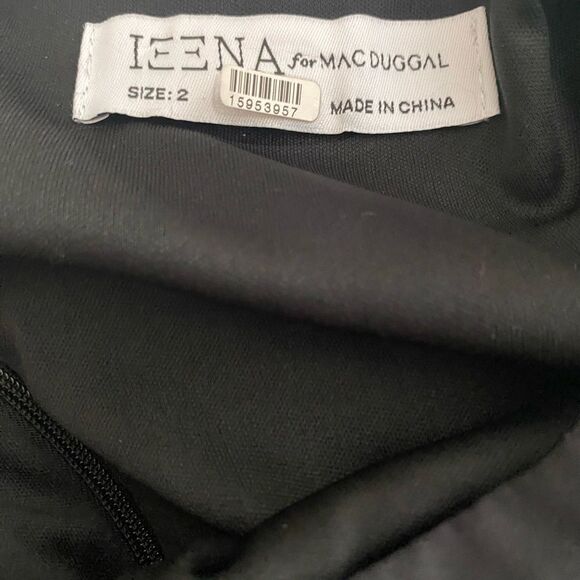 leena for Mac Duggal Faux Wrap Floral Gown Dress Size 2 - Picture 11 of 11